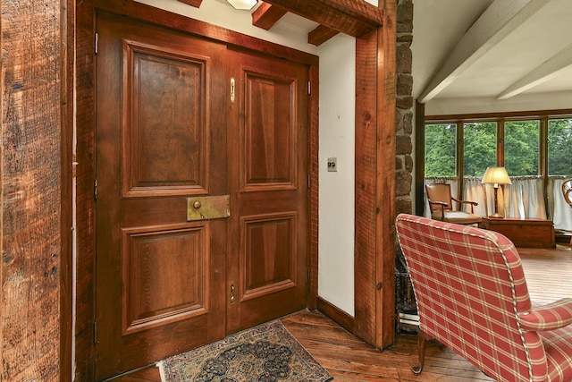 entrance to property with a porch