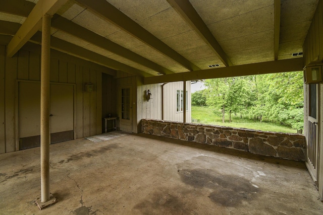 exterior space with visible vents