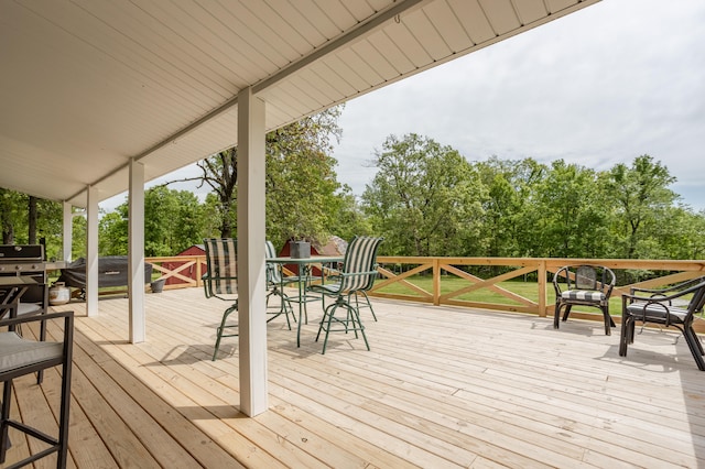 view of deck