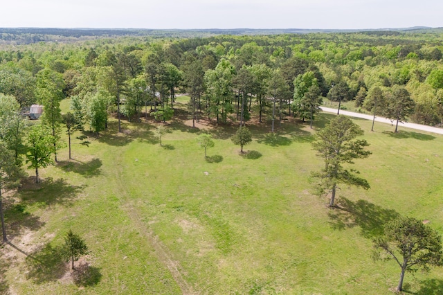 bird's eye view featuring a rural view