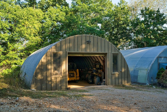 view of outbuilding