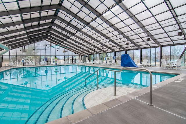 pool with fence