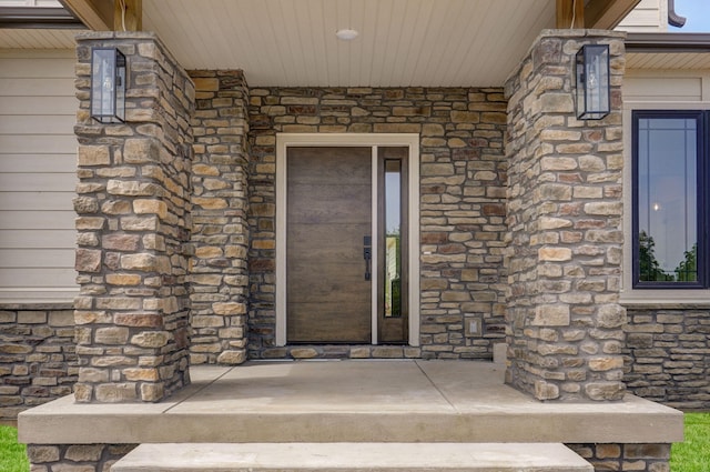 2153 E Will St, Republic, MO 65738 - property entrance featuring stone siding