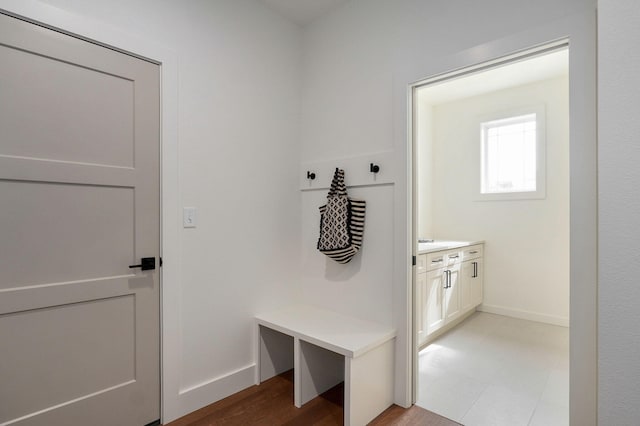 view of mudroom