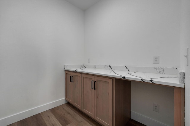 bathroom featuring wood-type flooring