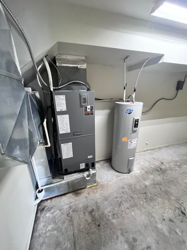 utilities with water heater