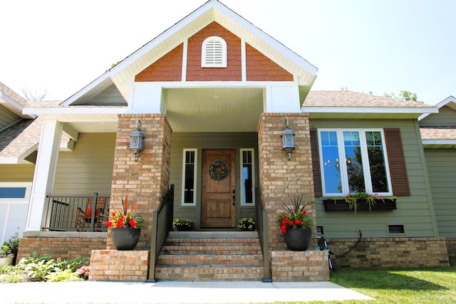 view of front of house featuring a porch