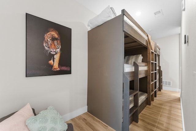 interior space with light hardwood / wood-style flooring