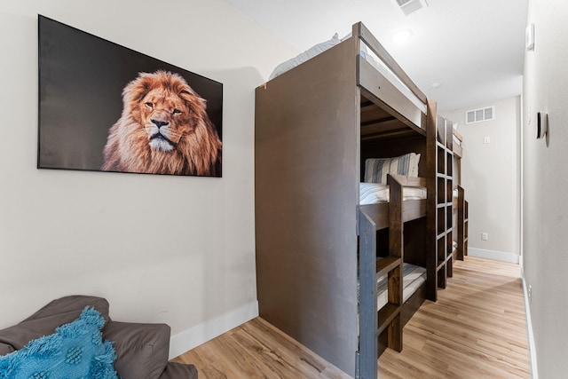 interior space with light hardwood / wood-style flooring