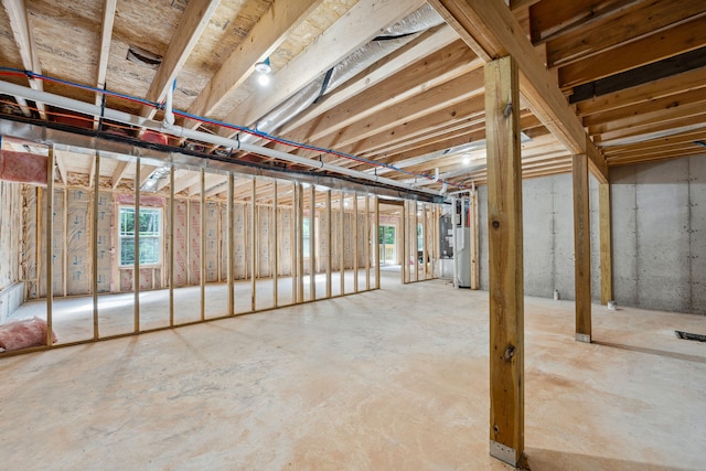 basement featuring a wealth of natural light