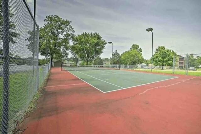 view of tennis court