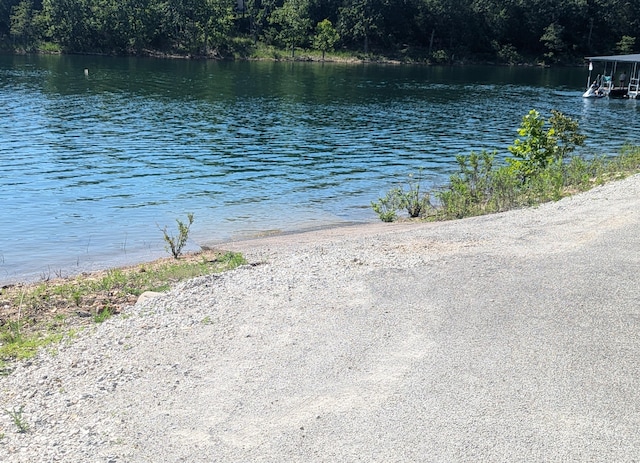 view of water feature