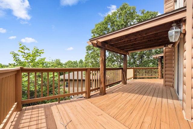 127 Kachina Trl, Branson West, MO 65737 - view of wooden deck