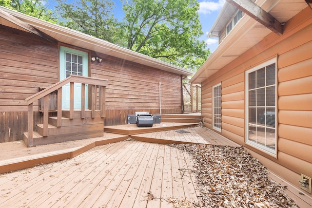 127 Kachina Trl, Branson West, MO 65737 - view of wooden terrace
