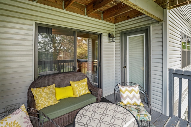 170 Bunker Ridge Dr Unit 6, Branson, MO 65616 - wooden terrace featuring outdoor lounge area