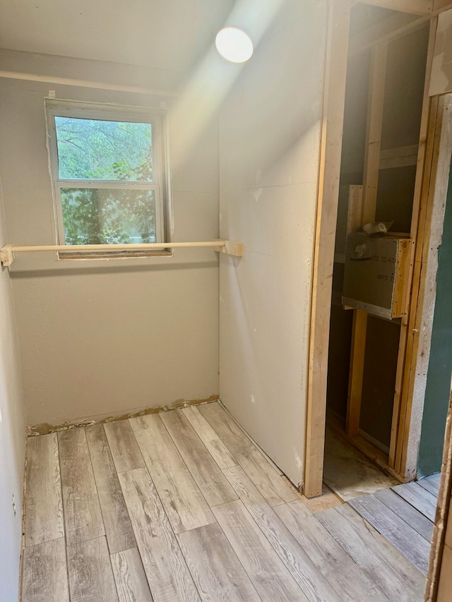 bathroom featuring hardwood / wood-style floors