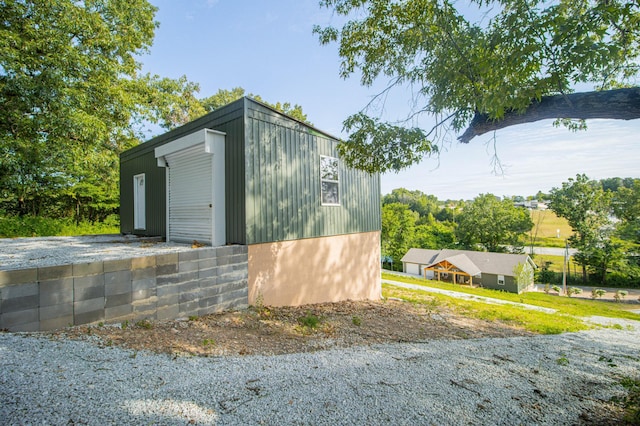 view of outbuilding