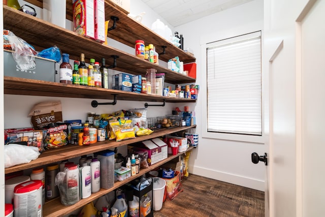 view of pantry