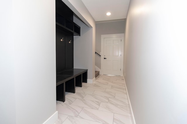 view of mudroom