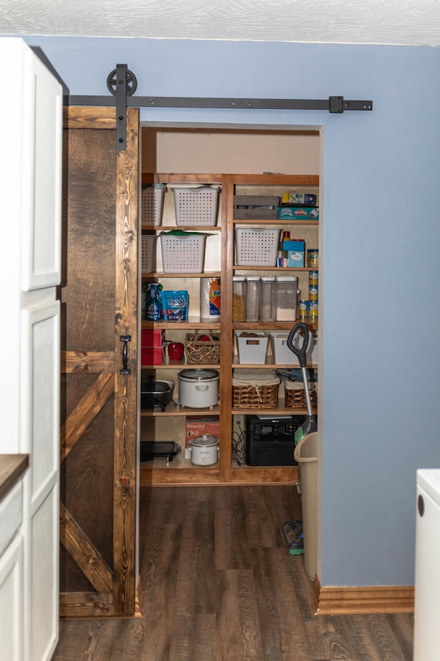 view of pantry