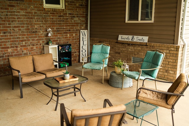 view of patio / terrace featuring outdoor lounge area