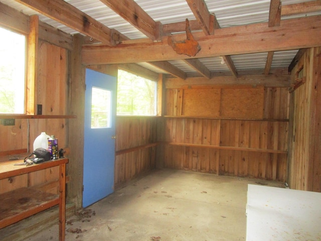 view of storage room