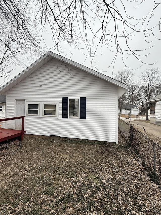 view of rear view of house