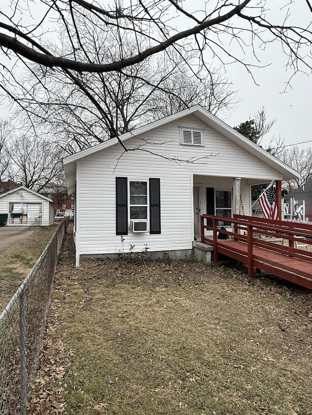 view of front of home