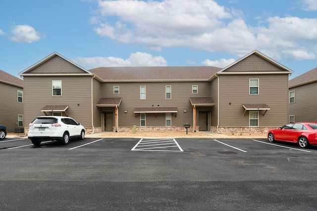 view of parking / parking lot