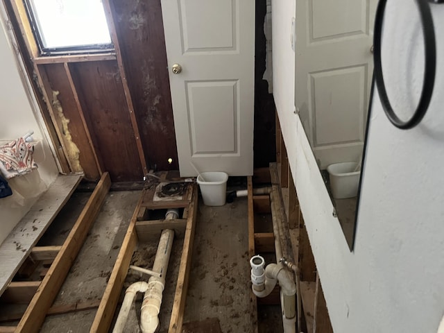 interior space featuring toilet