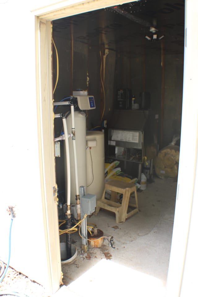 view of utility room