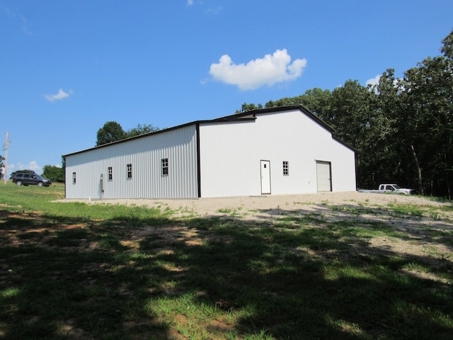 view of outdoor structure