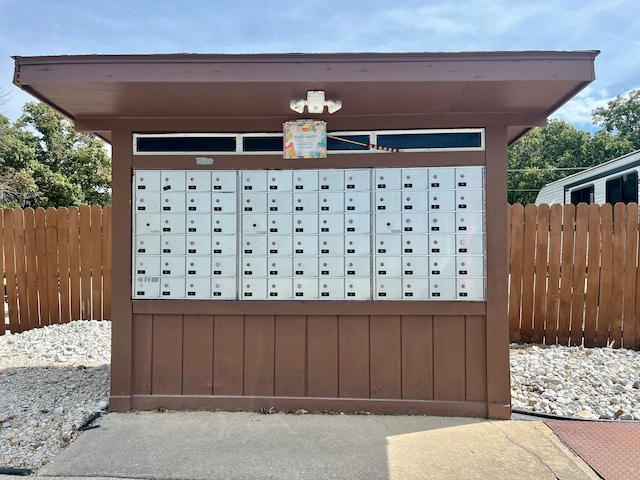 view of home's community with mail boxes