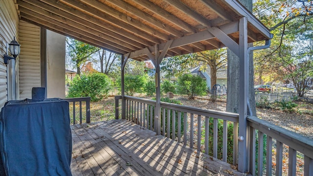 3166 W Seminole St, Springfield, MO 65807 - view of wooden terrace
