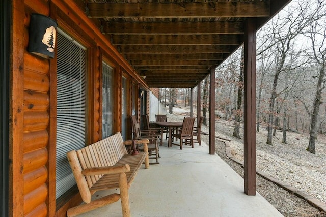 view of patio