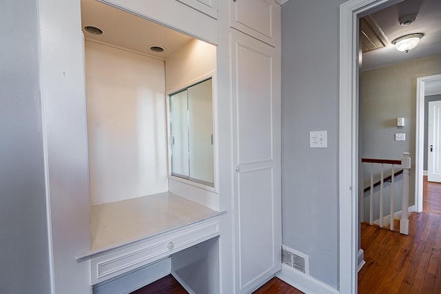 1011 E University St, Springfield, MO 65807 - mudroom with dark wood-style flooring