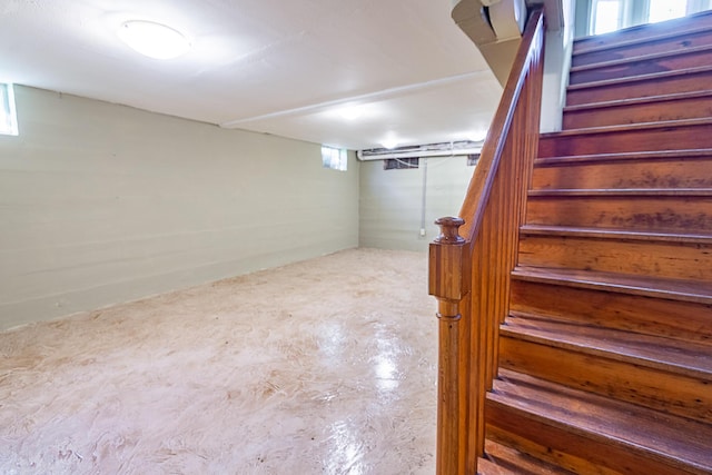 1011 E University St, Springfield, MO 65807 - below grade area featuring stairway