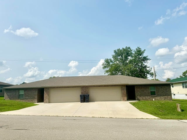 ranch-style house with a garage