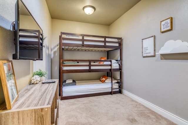 bedroom with carpet floors