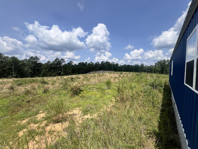 view of landscape with a rural view