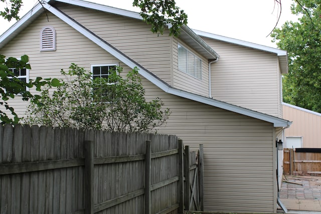 view of side of property