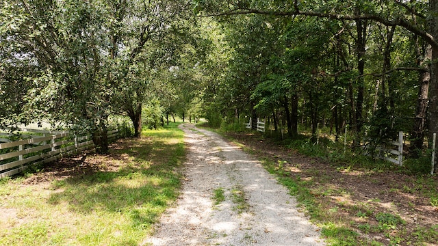 view of road