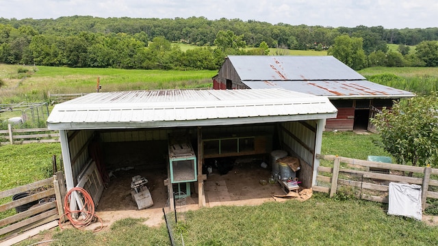 view of outdoor structure