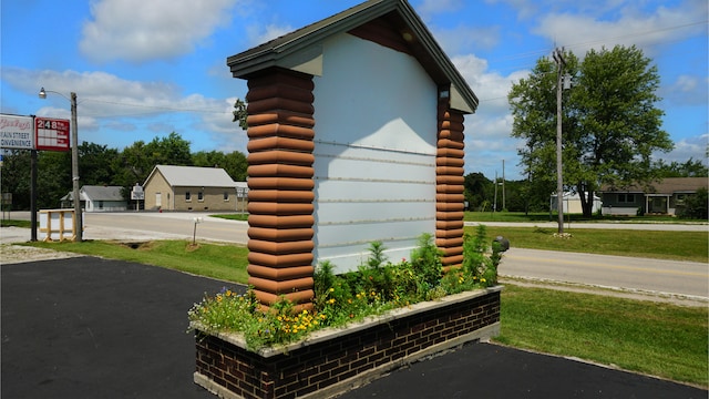 exterior details with concrete flooring