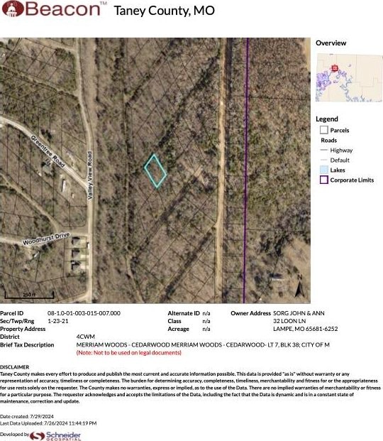 LOT7 Cedarwood, Merriam Woods MO, 65740 land for sale