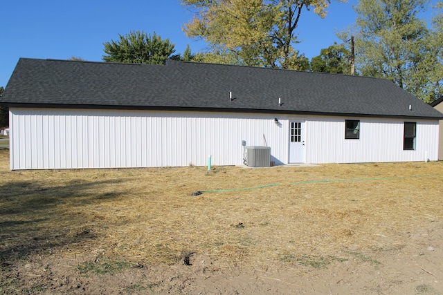 410 Park St, Taneyville, MO 65759 - back of property featuring central AC unit