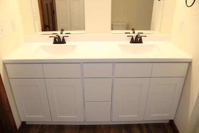 410 Park St, Taneyville, MO 65759 - bathroom with double vanity and toilet