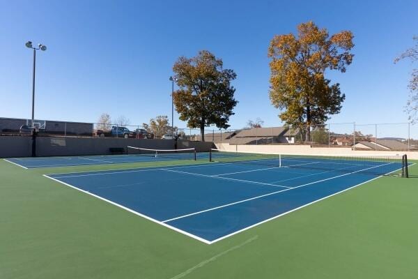 view of sport court