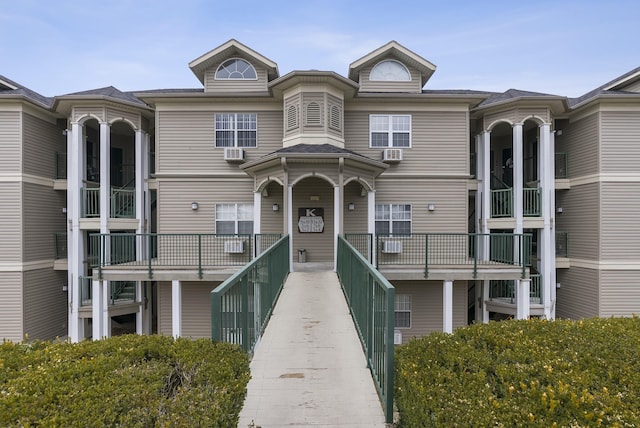 view of property with cooling unit