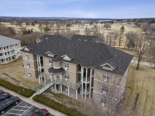 bird's eye view featuring a rural view